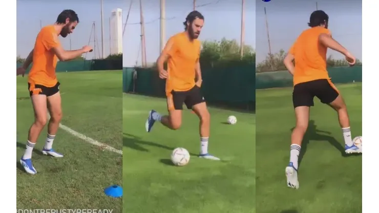 Brereton se prepara para una nueva temporada y entrena en un centro de Dubai