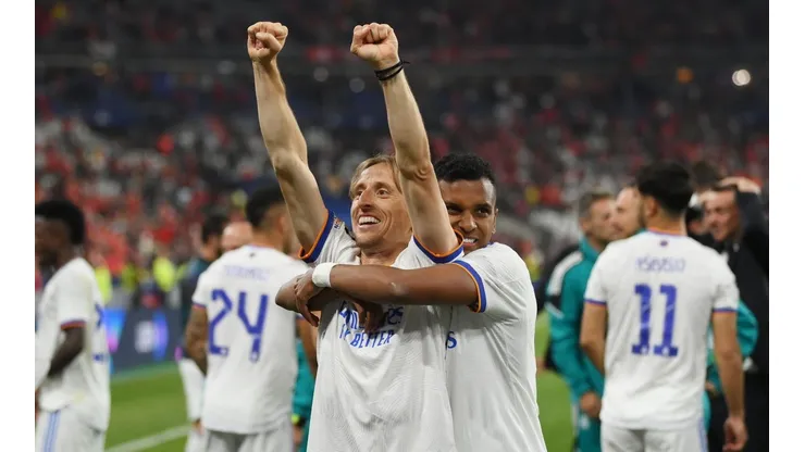 Rodrygo contó la anécdota con Luka Modric tras la final de Champions League.