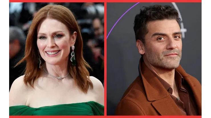 Julianne Moore y Oscar Isaac.