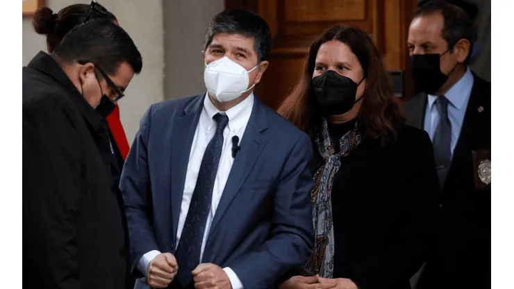 Subsecrtario del Interior, Manuel Monsalve y Ministra de Defensa, Maya Fernández