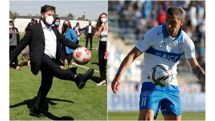 El Presidente de la República, Gabriel Boric, felicitó a Luciano Aued por su regreso.