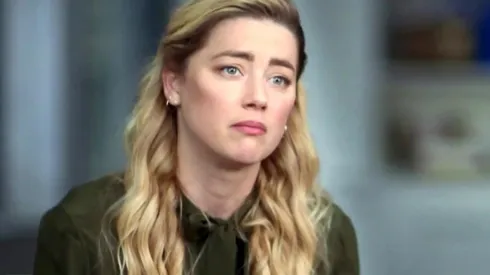 Amber Heard en la entrevista con Today, de NBC.