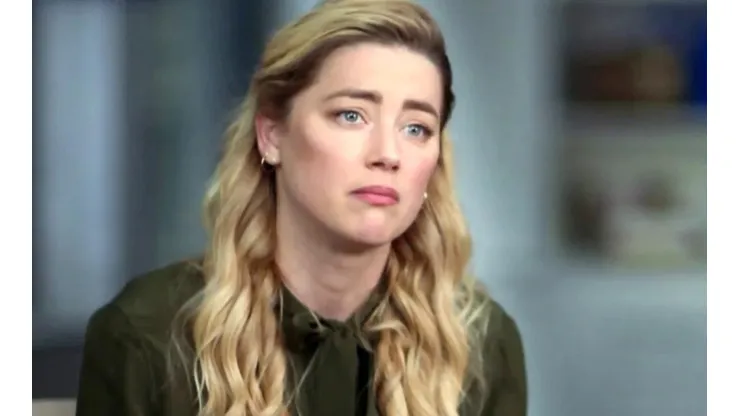 Amber Heard en la entrevista con Today, de NBC.