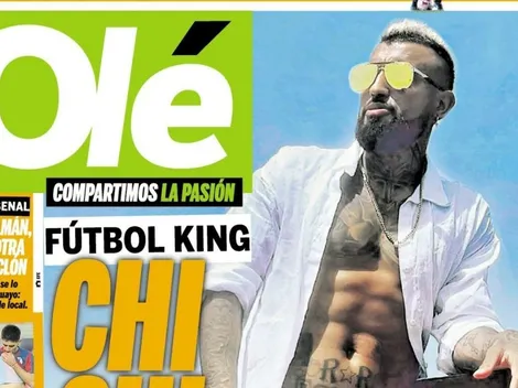 Vidal portada en Argentina por interés de Boca: “Chi chi señores”