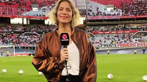 Ángela Lerena fue centro de la polémica en Twitter por sus reclamos por el frío en el estadio Monumental de River Plate