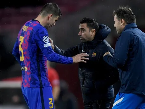Piqué vive un calvario: Xavi le comunica que no está en los planes