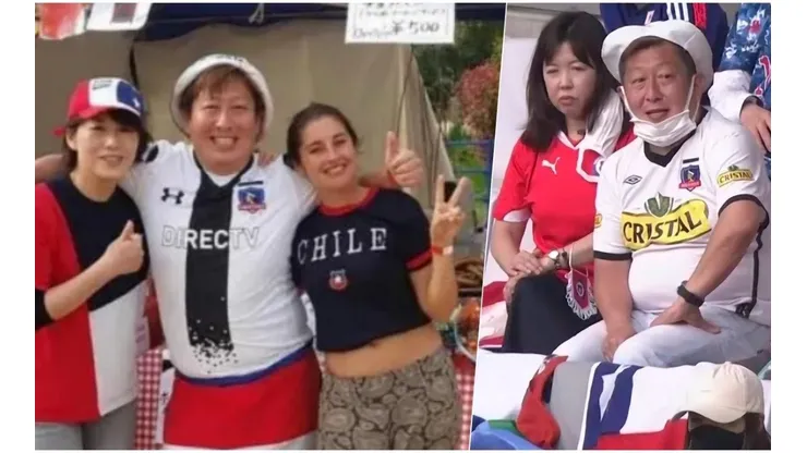 Christian Melillán es un chileno-japonés fanático de Colo Colo