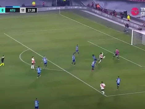 Lo tapó todo: Lampe figura ante River en su debut