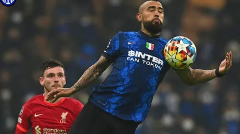 Arturo Vidal fue protagonista del mejor partido de la última temporada en el Inter de Milán, cuando le ganó a Liverpool en Anfield