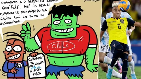 Hay que tomarse lo humor y reír: si Ecuador va al Mundial con Byron Castillo, Berizzo nomina al chileno Hulk.