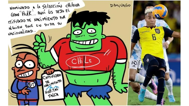 Hay que tomarse lo humor y reír: si Ecuador va al Mundial con Byron Castillo, Berizzo nomina al chileno Hulk.
