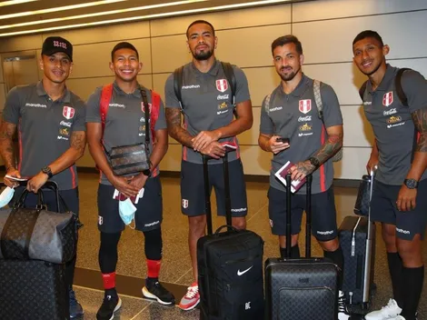 Costa llega a Qatar con la selección de Perú para el repechaje