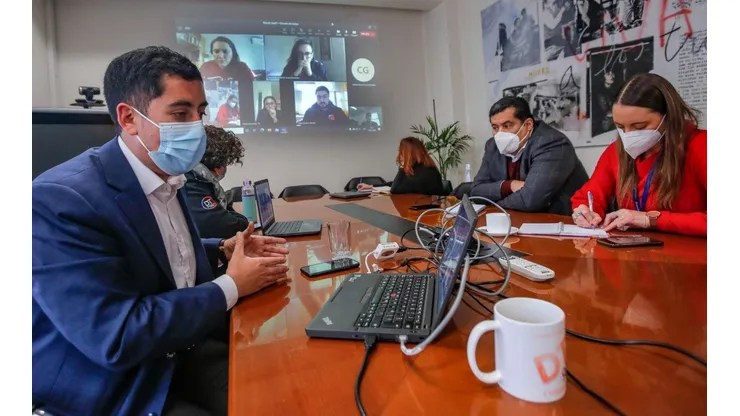 La reunión entre la Dirección del Trabajo y la Anjuff.