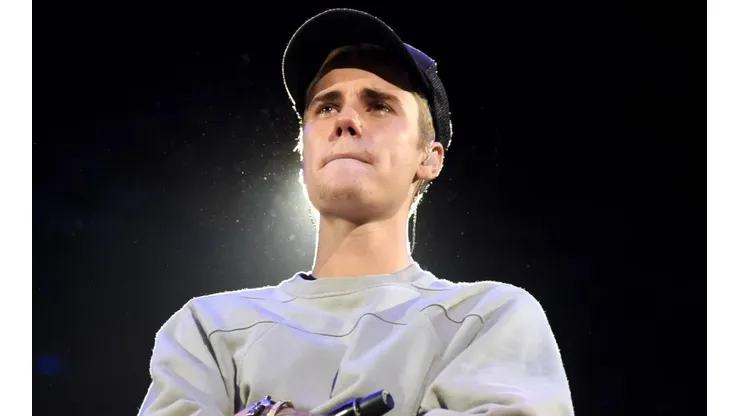 Justin Bieber en el escenario.