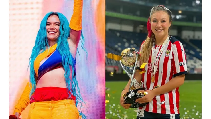 Karol G se compromete con el futfem con mensaje especial a jugadora de Chivas