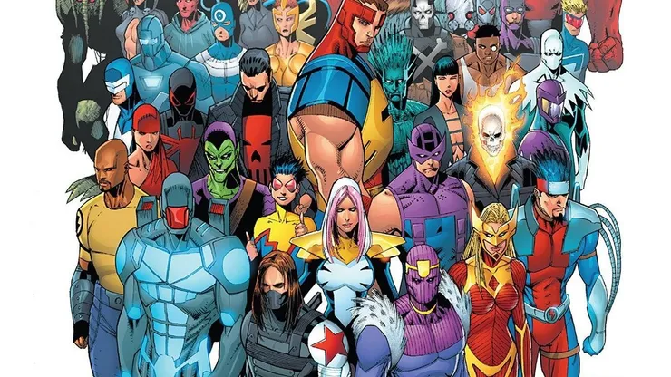 Los Thunderbolts en pleno, en los cómics de Marvel.
