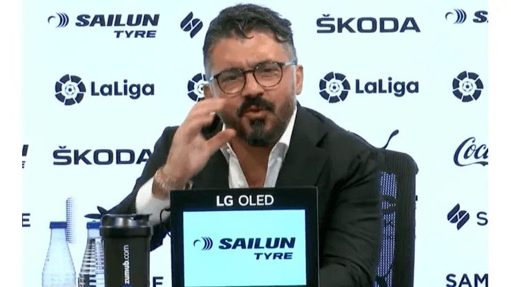 Gennaro Gattuso quedó loco con la pregunta que le hicieron en su llegada al Valencia