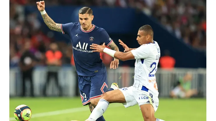 Mauro Icardi marcó 4 goles en 24 partidos jugados en la Ligue 1