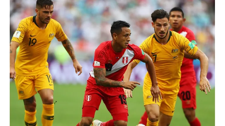 Perú y Australia se enfrentaron en el último Mundial, con triunfo de los sudamericanos por 2-0
