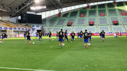 La Roja entrenó en Kobe