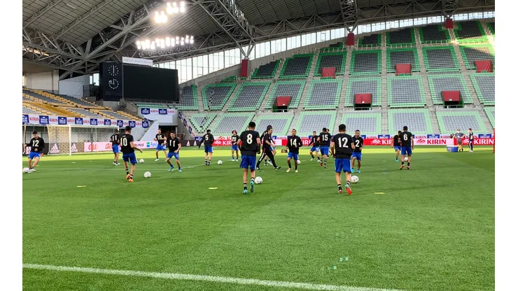La Roja entrenó en Kobe