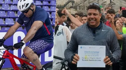 Ronaldo concluyó sus cuatro días de viaje en bicicleta