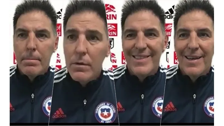 Eduardo Berizzo pasó de la extrañeza a la sonrisa cuando tuvo que aclarar la presencia de Ben Brereton Díaz en Japón
