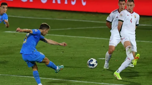Barella marcó un golazo a Hungría