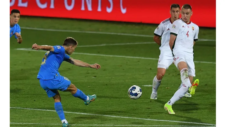 Barella marcó un golazo a Hungría