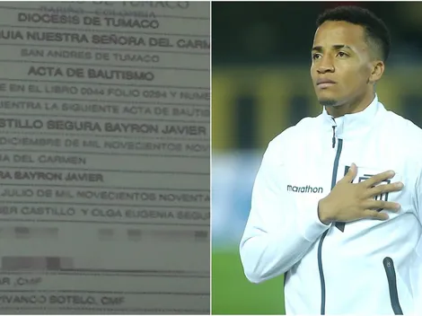 Chile revela certificado de bautismo colombiano de Castillo