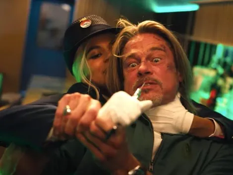Bad Bunny apuñala a Brad Pitt en nuevo trailer de Tren Bala