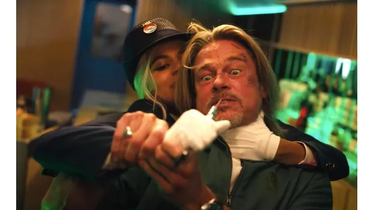 Brad Pitt será perseguido, golpeado, apuñalado y además tendrá que lidiar con su mala suerte en Tren Bala.