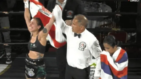 Daniela "Leona" Asenjo se coronó campeona mundial súper peso mosca de la IBO.