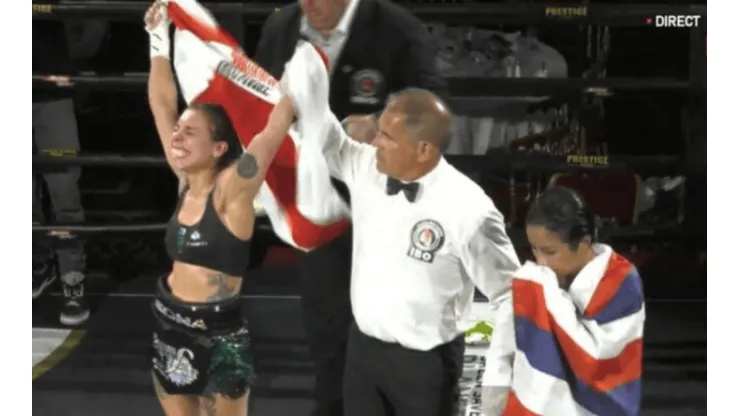 Daniela "Leona" Asenjo se coronó campeona mundial súper peso mosca de la IBO.