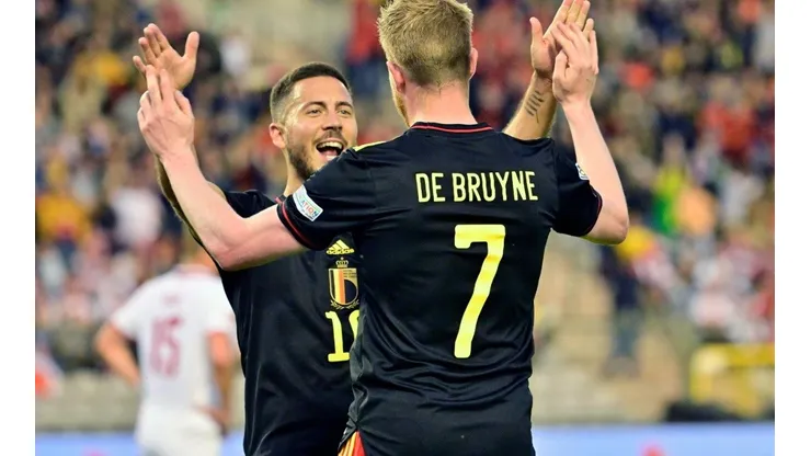 De Bruyne y Hazard lideraron la goleada de Bélgica ante Polonia