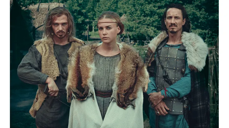David Schütter, Jeanne Goursaud y Laurence Rupp, los protagonistas de Bárbaros.