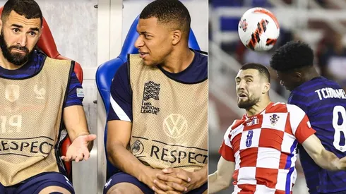 Benzema y Mbappé se quedaron en la banca