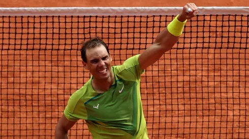 Rafa Nadal celebrando su 14° título en Roland Garros