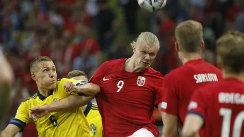 Haaland le marcó un doblete a Suecia en Nations League