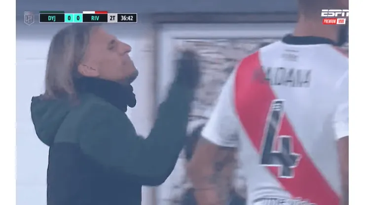 Sebastián Beccacece tuvo un fuerte encontronazo con Marcelo Gallardo.