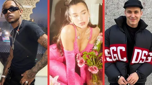 Polimá Westcoast, Dua Lipa y Arón Piper.