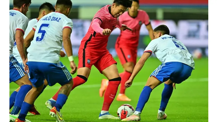Son Heung-Min no tuvo solución para la selección chilena en su derrota ante Corea del Sur