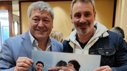 Barti y Yáñez recordaron con una foto el "abrazo del alma" de 1991