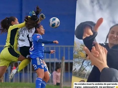 Javi Grez está de alta y visita el entrenamiento en el Monumental