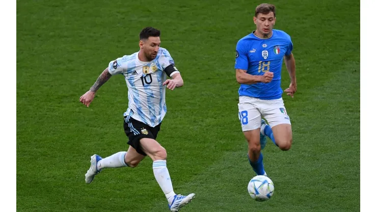 Lionel Messi tuvo una gran actuación enfrentando a la Azzurra.