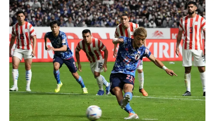 Japón le marcó 4 goles a Paraguay