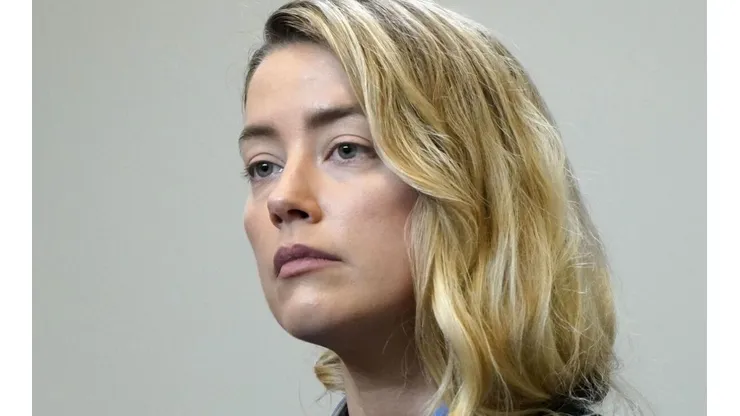 Amber Heard en el juicio.