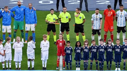 Piero Maza como árbitro principal de la Finalissima entre Argentina e Italia.