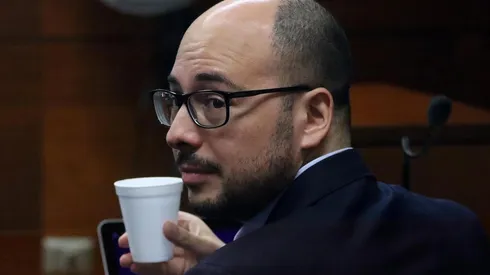 Nicolás López en tribunales.