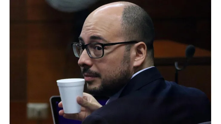 Nicolás López en tribunales.